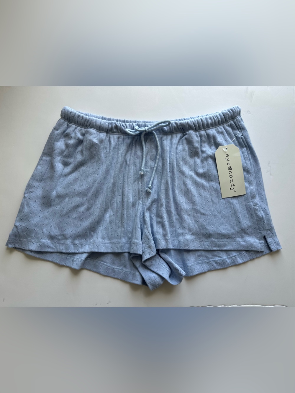 New Eye Candy Blue 100% Cotton Lounge Shorts